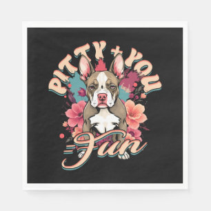 Serviette En Papier Pitbulls Pitbulls Pitty + You = Amusant