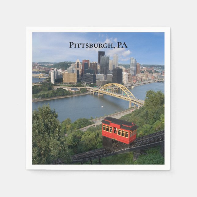 Serviette En Papier Pittsburgh Pennsylvania Photographie (Devant)