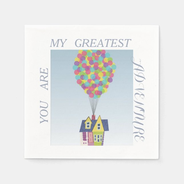 Serviette En Papier Pixar Up, serviette de table (Devant)