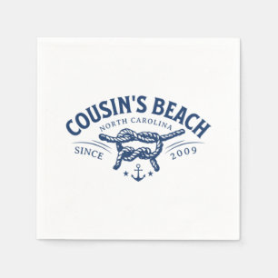 Serviette En Papier Plage de Cousin, NC L'été je suis devenu assez