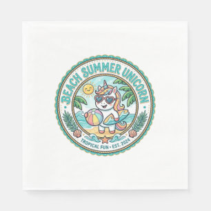 Serviette En Papier Plage de licorne Été Licorne POD Prêt Vêtements Gr