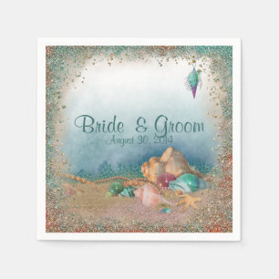 Serviette En Papier Plage tropicale