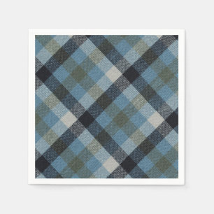 Serviette En Papier Plaid