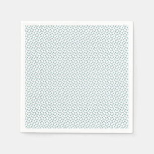 Serviette En Papier Plan des baies turquoises