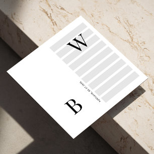 Serviette En Papier Plantes minimalistes Mariage Lignes d'accentuati
