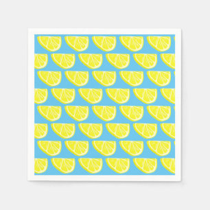 Serviette En Papier Plaque de papier Motif citron