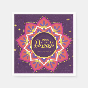 Serviette En Papier Plaque en papier Diwali