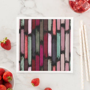 Serviette En Papier Pluie de couleurs 3