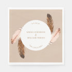 Plumes Aquarelle Luncheon Napkin