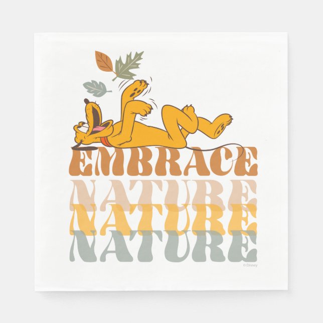 Serviette En Papier Pluto | Embrasser la nature (Devant)