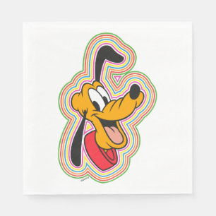 Serviette En Papier Pluton Rétro Radiant Pop Art