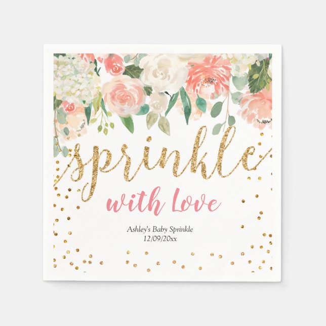 Serviette En Papier Poche Floral Bébé Parfum Papier à Partir Napkin (Devant)