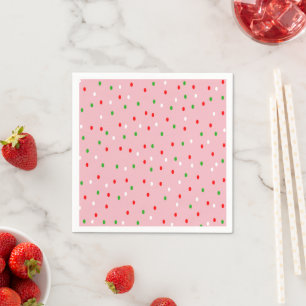 Serviette En Papier Pois de Noël contemporains