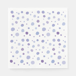 Serviette En Papier pois peint à la main