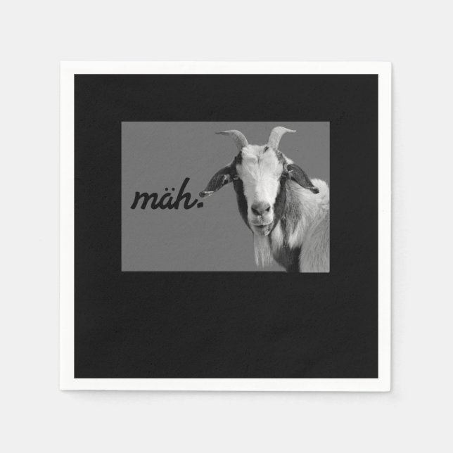 Serviette En Papier Poison de Mah Funny Goat Farm (Devant)