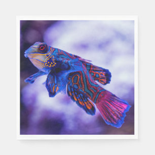 Serviette En Papier Poisson Mandarin Goby