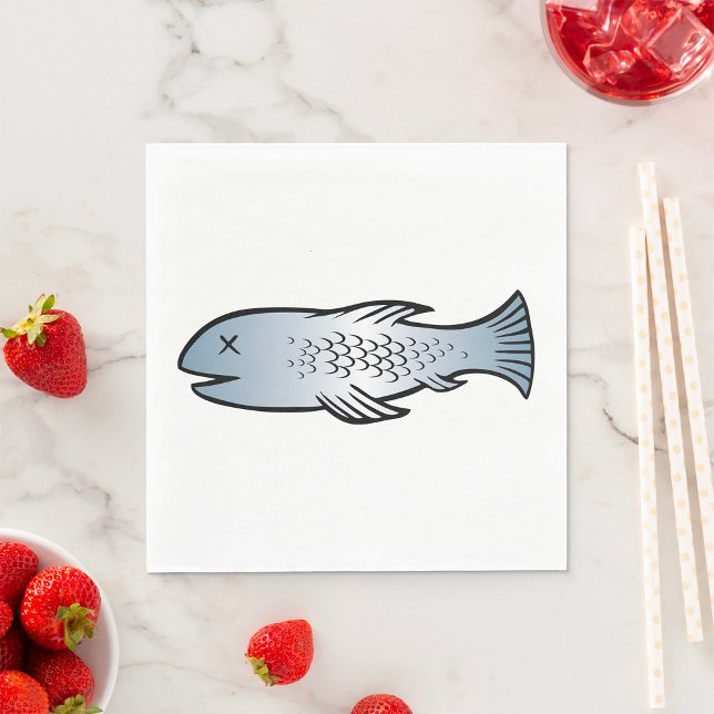 Serviette En Papier Poisson mort (Créateur téléchargé)