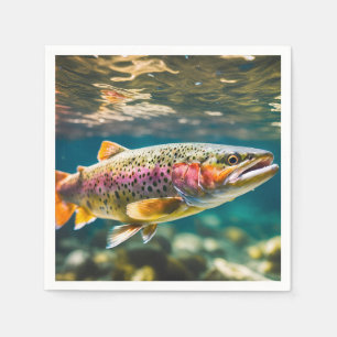 Serviette En Papier poisson saumon