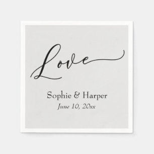 Serviette En Papier Police de caractères de luxe simple pour typograph
