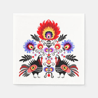 Serviette En Papier polish folk