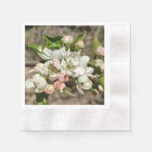 Serviette En Papier Pomme bourre fleur