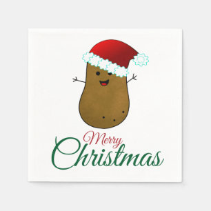 Serviette En Papier Pomme de terre de Noël