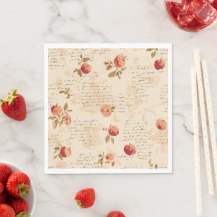 Serviette En Papier Pommes rouges françaises