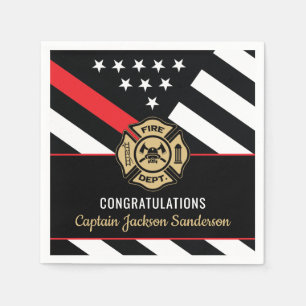 Serviette En Papier Pompier Département des pompiers Retraite des sape
