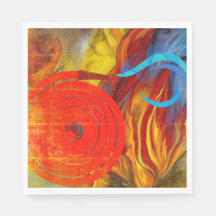 Serviette En Papier Pompiers Flare