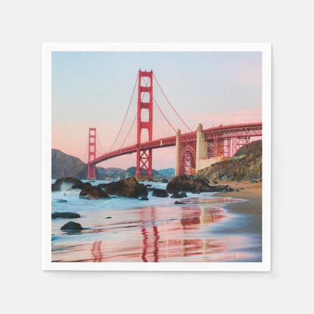 Serviette En Papier Pont d'or (Devant)