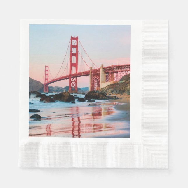 Serviette En Papier Pont d'or (Devant)