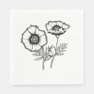 Serviette En Papier Poppy