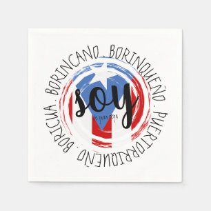 Serviette En Papier Porto Rico Patriotique De Pura Cepa