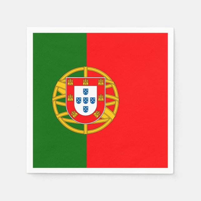 Serviette En Papier Portugal (Devant)