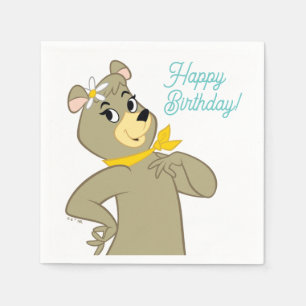 Serviette En Papier Pose Joueuse de Cindy Bear