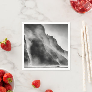 Serviette En Papier Poser sur les rochers