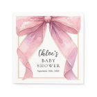 Posh Coquette Bow Baby shower