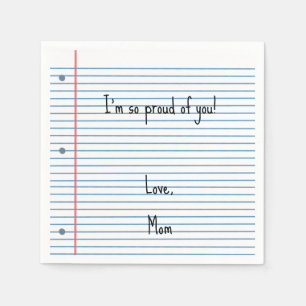 Serviette En Papier Poupée de poupée perdue sur mesure pour le retour 