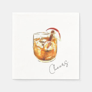 Serviette en papier pour cocktails