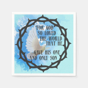 Serviette En Papier Pour Dieu si aimé le monde