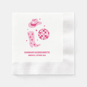 Serviette en papier pour enterrement de vie de jeu