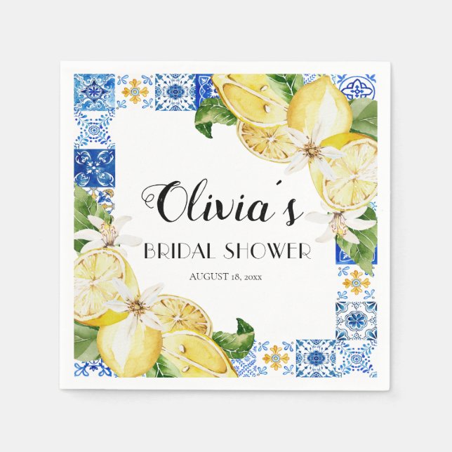 Serviette en papier pour enterrement de vie de jeu (Devant)