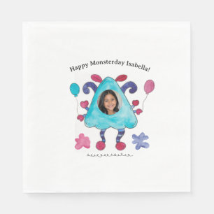 Serviette en papier pour fête d'anniversaire de mo