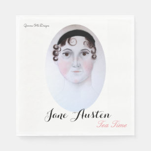 Serviette en papier pour l'heure du thé de Jane Au