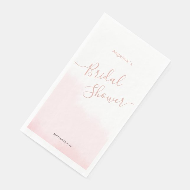 Serviette en papier pour une baby shower. (Coin)