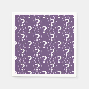 Serviette En Papier Pourpre de puzzle d'énigme de point