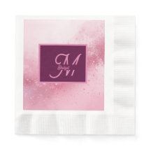 Poussière scintillante de marbre abstrait rose fém