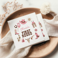 Premier Rodéo Cowboy Occidental Rose 1er Anniversa