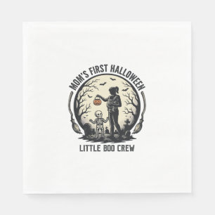 Serviette En Papier Première chemise de lune effrayante vintage pour l