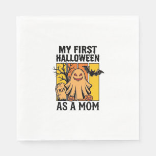 Serviette En Papier Première chemise de maman Halloween Design de fant